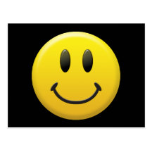 Glücklicher Smiley Postkarten