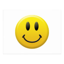 Glücklicher Smiley Postkarten