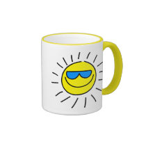 Glücklicher Sun tassen