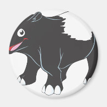 Glücklicher Tapir-Cartoon Kühlschrankmagnete