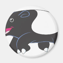 Glücklicher Tapir Kühlschrankmagnete