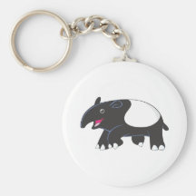 Glücklicher Tapir Schlüsselbänder
