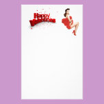 Glücklicher Valentinstag büropapier