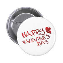 glücklicher Valentinstag Buttons