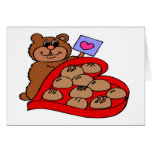 Glücklicher Valentinstag - Gruß-Karte