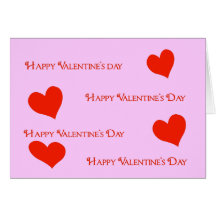 Glücklicher Valentinstag Grußkarte