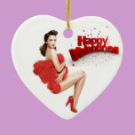 Glücklicher Valentinstag ornaments