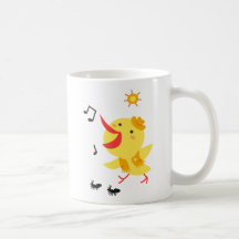 Glücklicher Vogel und Ameisen Kaffee Haferl