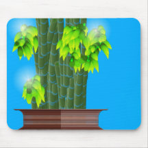 Glückliches BambusMousepad