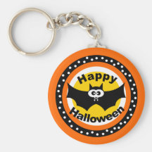 Glückliches beklopptes Halloween Keychain Schlüsselband