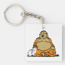 GLÜCKLICHES BUDDAH SCHLÜSSELANHÄNGERN