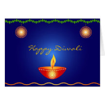 Glückliches Diwali - Karte