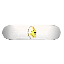 Glückliches Gesicht - haben Sie einen North Caroli Skateboard Brett