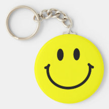 Glückliches Gesicht Keychain Schlüsselanhänger
