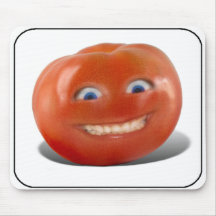 Glückliches Gesichts-lächelnde Tomate Mousepads