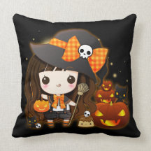 Glückliches Halloween Zierkissen