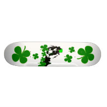 Glückliches irisches Skateboard Skateboard Bretter