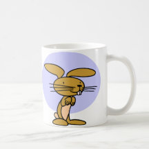 Glückliches Kaninchen Kaffee Haferl