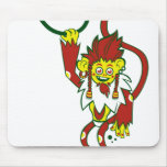 Glückliches Monkee Mousepad