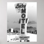 Glückliches Motel Reno Nevada Plakatdruck