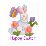 Glückliches niedliches Häschen Ostern Postkarten
