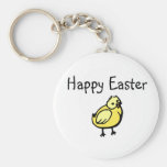 Glückliches Ostern-Küken Schlüsselanhänger