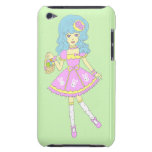 Glückliches Ostern-Mädchen-Grün iPod Case-Mate Hülle