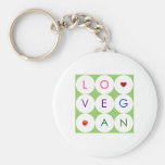 Glückliches Playful veganes Schlüsselanhänger