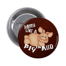 Glückliches Schwein Buttons