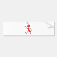Glückliches und freundliches Ameisen-Gehen Autosticker