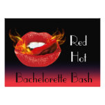 Glühende Bachelorette Schlag-Einladung