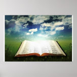 Glühende Bibel Plakatdrucke