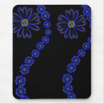 Glühende Blumen Mousepad