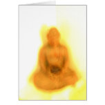 Glühender Buddha Grußkarten