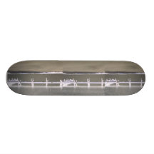 Glühendes Swansboro Hafen-Skateboard Individuelle Skatedecks