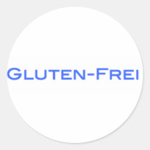Gluten-Frei Runder Sticker