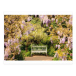 Glyziniestuhl Postkarte