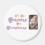 Gnome für Weihnachtsmagneten