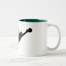 Goalie retten kaffeetassen