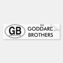 GODDARD BRUDER-AUTOAUFKLEBER