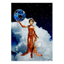 Goddes des Universum-Minidruckes Visitenkarten