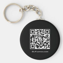 Godlike Logo Schlüssel-Kette der Produktions-QR Schlüsselband