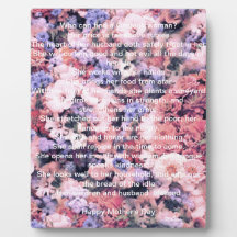 Godly Woman Display Plaques