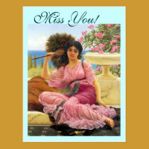 Godward Flabellifera Fräulein Sie Postkarte postkarten