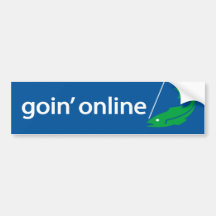 Goin online auto sticker