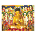 Gold Buddha Individuelle Einladungen