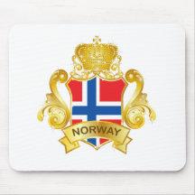 Gold Norwegen Mousepads