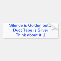 Gold oder Silber?? Auto Sticker