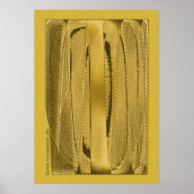 Gold purpur (großes Format - Hingucker) Plakatdruck