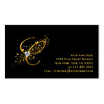 Gold-u. der Diamant-Anfangsc Stardust Visitenkarte